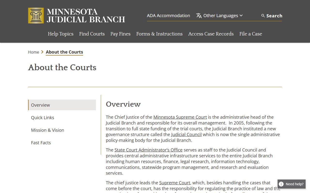 Redwood County court records Minnesota court hierarchy